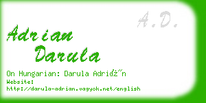 adrian darula business card